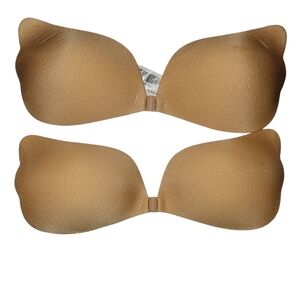 NWT Amazon (Janmany) Seamless Strapless Adhesive Bra - Nude